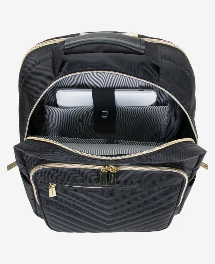 Bags Women Kenneth Cole 2Pc Bundle 20Inch Carry On Madison Square Travel Suitcase U0026 Chelsea 15Inch Laptop Travel Backpack Black Bags Women Kenneth Cole 2Pc Bundle 20Inch Carry On Madison Square Travel Suitcase U0026 Chelsea 15Inch Laptop Travel Backpack Black
