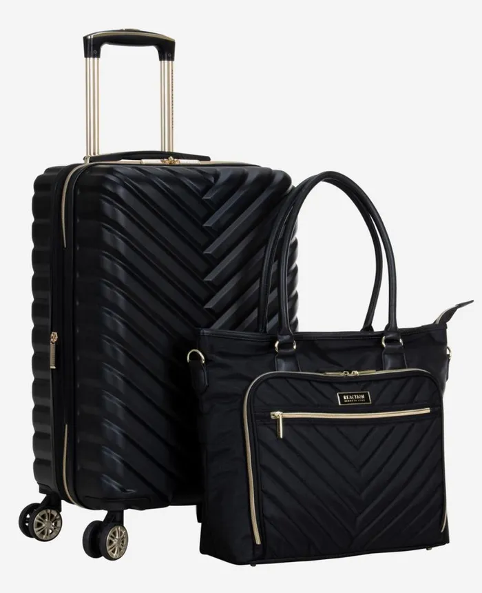 Bags Women Kenneth Cole 2Pc Bundle 20Inch Carry On Madison Square Travel Suitcase U0026 Chelsea 15Inch Laptop Travel Tote Black Bags Women Kenneth Cole 2Pc Bundle 20Inch Carry On Madison Square Travel Suitcase U0026 Chelsea 15Inch Laptop Travel Tote Black