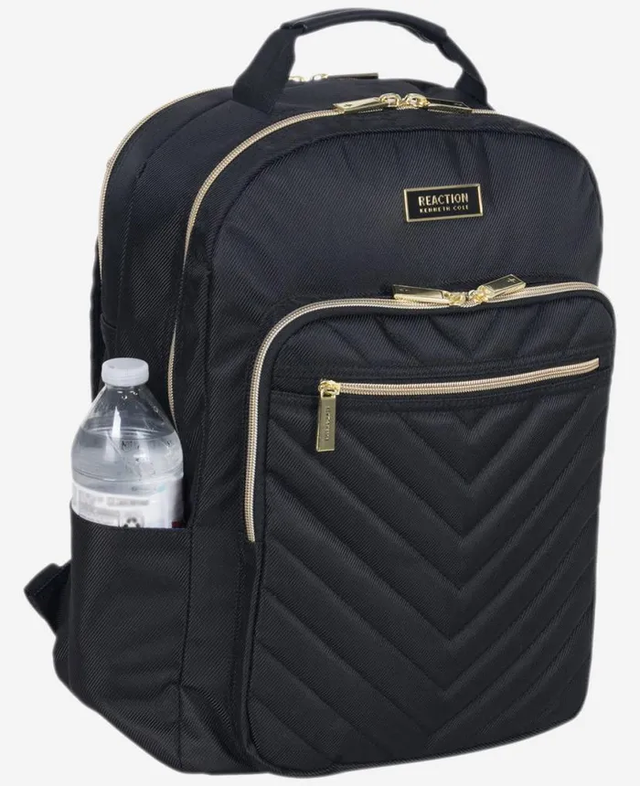 Bags Women Kenneth Cole Chelsea 156Inch Chevron Quilted Computer Backpack Black Bags Women Kenneth Cole Chelsea 156Inch Chevron Quilted Computer Backpack Black