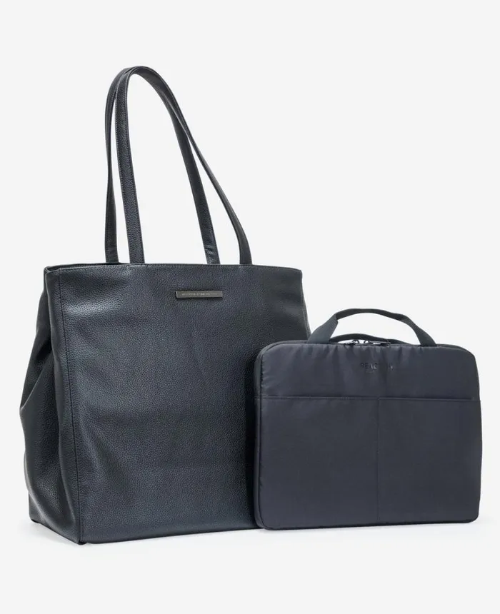 Bags Women Kenneth Cole Marley 16 Laptop Tote With Removable Laptop Sleeve Black