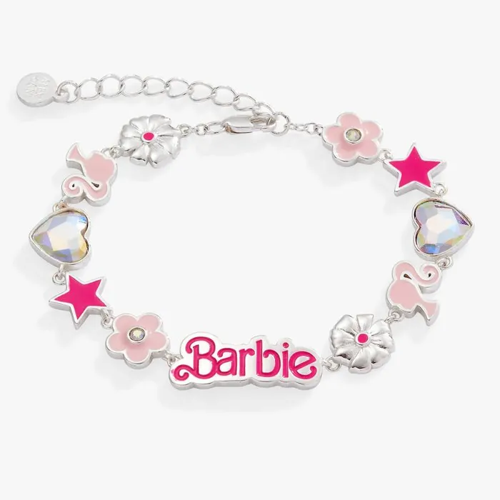 Barbie Charm Bracelet Silver Women Alex And Ani Heart