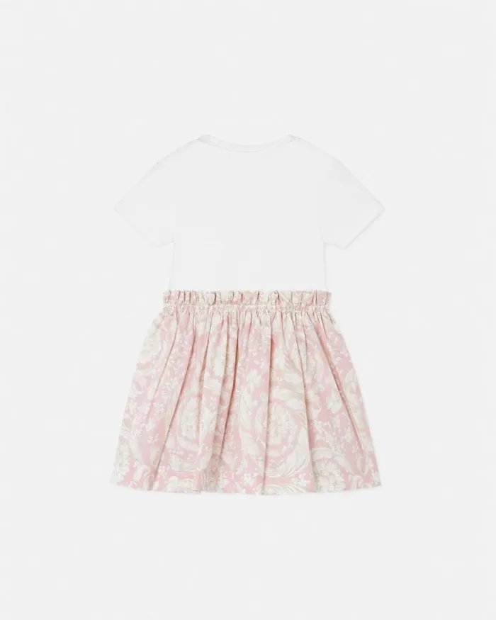 Barocco Baby TShirt Dress Light Pink Children Versace Clothing