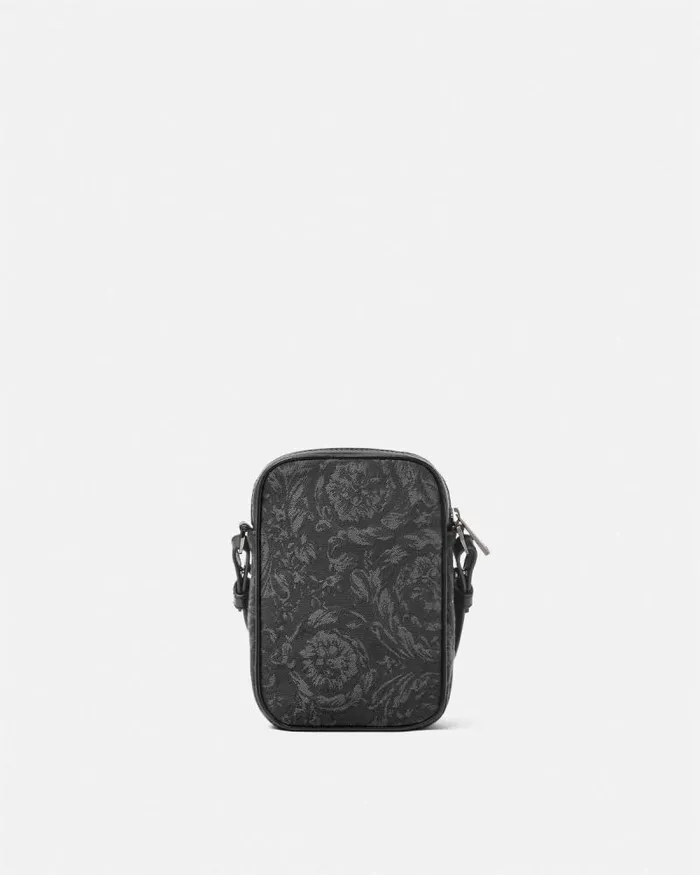 Barocco Crossbody Bag Blackprint Men Versace Crossbody and Messengers