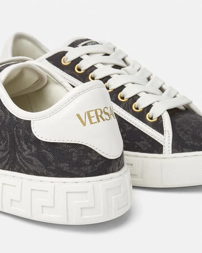 Barocco Greca Sneakers Blackprint Women Versace Sneakers