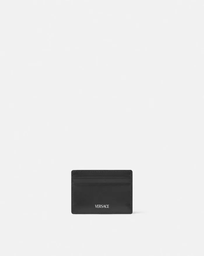 Barocco Jacquard Cardholder Blackprint Men Versace Wallets