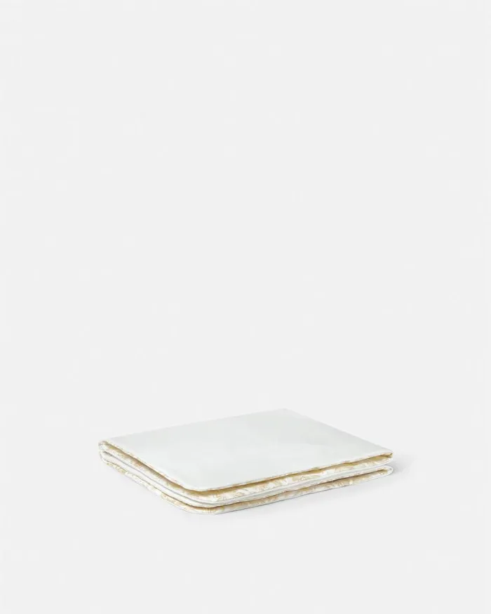 Barocco Padded Baby Blanket Beige Children Versace Accessories