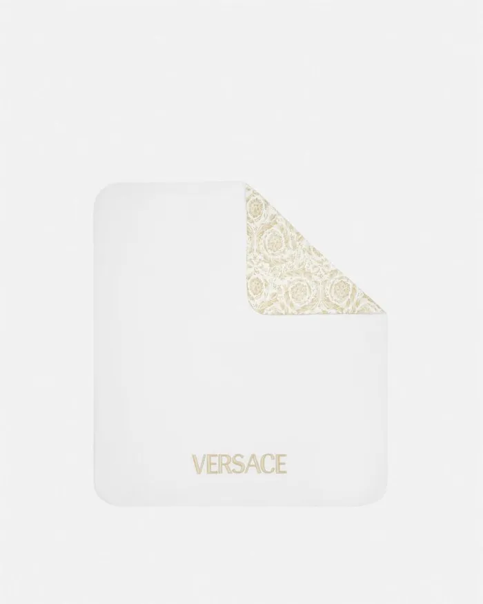 Barocco Padded Baby Blanket Beige Children Versace Accessories