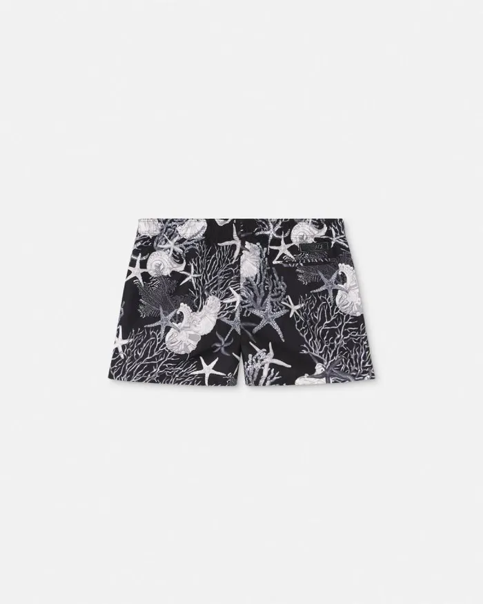 Barocco Sea Swim Shorts Blackprint Men Versace Swimwear