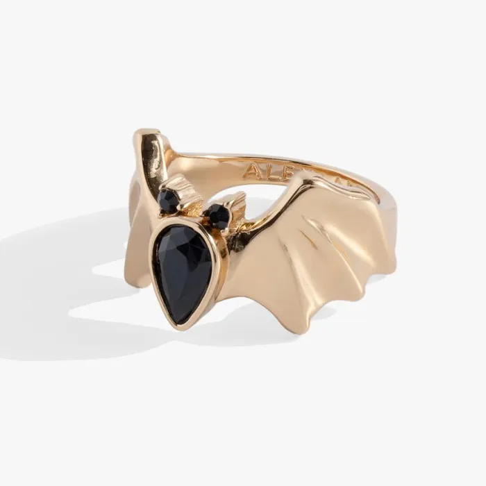 Bat Ring Gold Women Alex And Ani Halloween