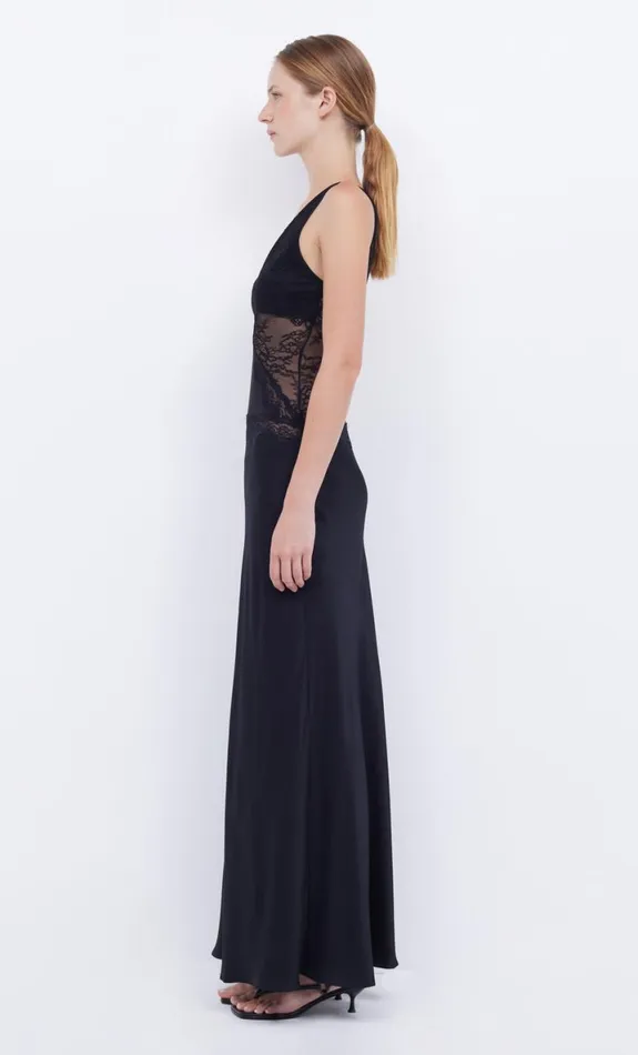Bec Bridge ABRIELLE LACE MAXI DRESS 8211 BLACKBLACK Women Maxi Dresses