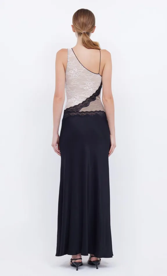 Bec Bridge ABRIELLE LACE MAXI DRESS 8211 BLACKTAUPEIVORY Women Wedding Guest