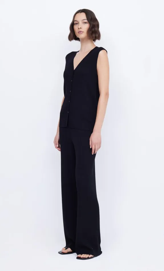 Bec Bridge AMALFI VEST 8211 BLACK Women Sleeveless