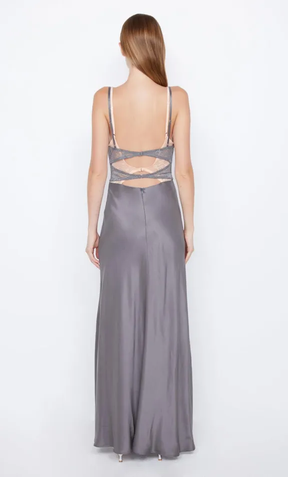 Bec Bridge AMORAS CUT OUT DRESS 8211 GREYPEACH Women Maxi Dresses