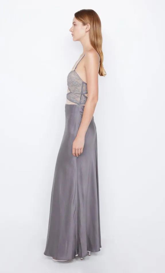 Bec Bridge AMORAS CUT OUT DRESS 8211 GREYPEACH Women Maxi Dresses