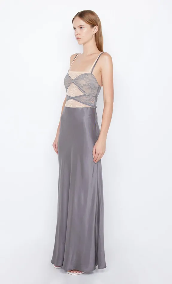 Bec Bridge AMORAS CUT OUT DRESS 8211 GREYPEACH Women Prom Dresses