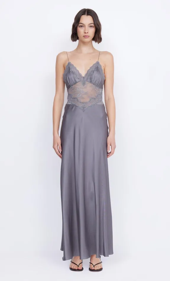 Bec Bridge AMORAS MAXI DRESS 8211 GREY Women Wedding Guest