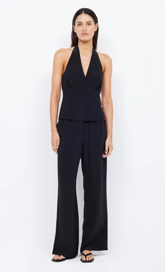 Bec Bridge ARCHER HALTER TOP 8211 BLACK Women Sleeveless