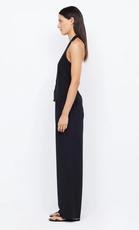 Bec Bridge ARCHER HALTER TOP 8211 BLACK Women Sleeveless