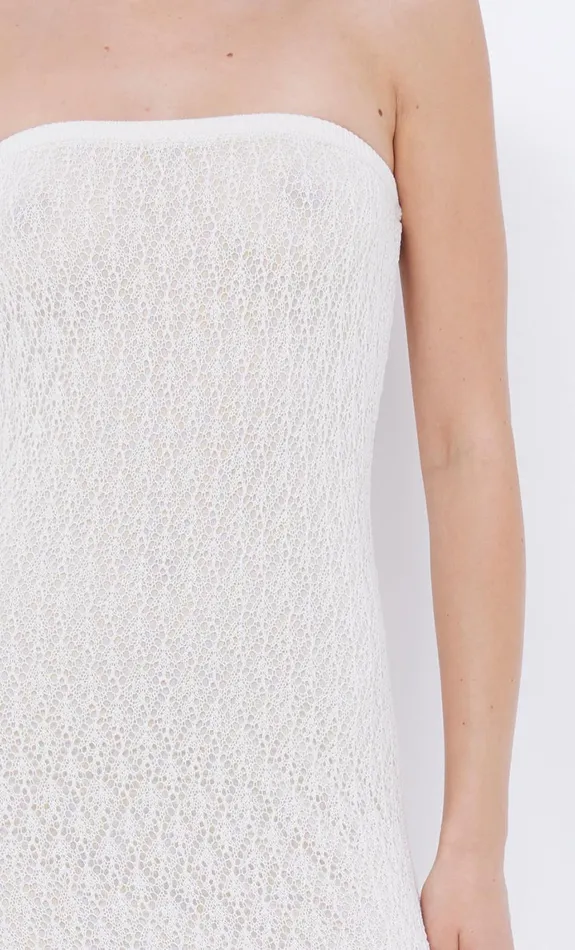 Bec Bridge AURORA STRAPLESS DRESS 8211 IVORY Women Midi Dresses