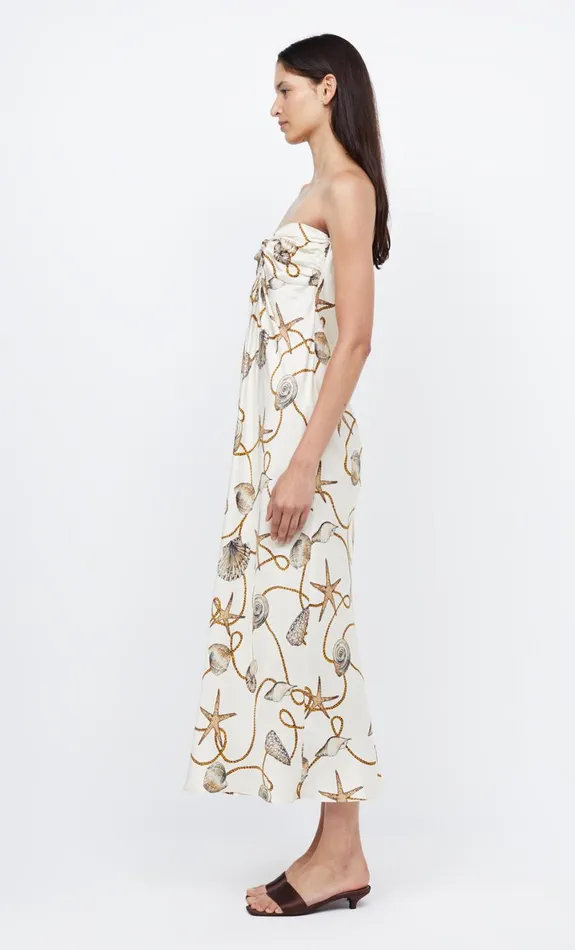 Bec Bridge BAYSIDE STRAPLESS MAXI 8211 PARISIAN SHELL Women Maxi Dresses
