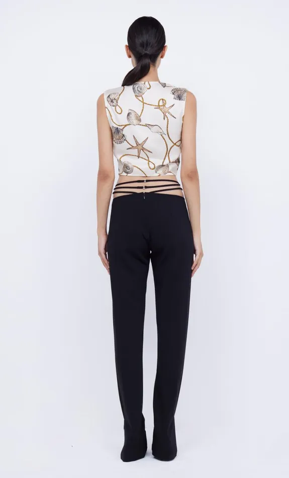 Bec Bridge BAYSIDE TWIST CROP TOP 8211 PARISIAN SHELL Women Sleeveless