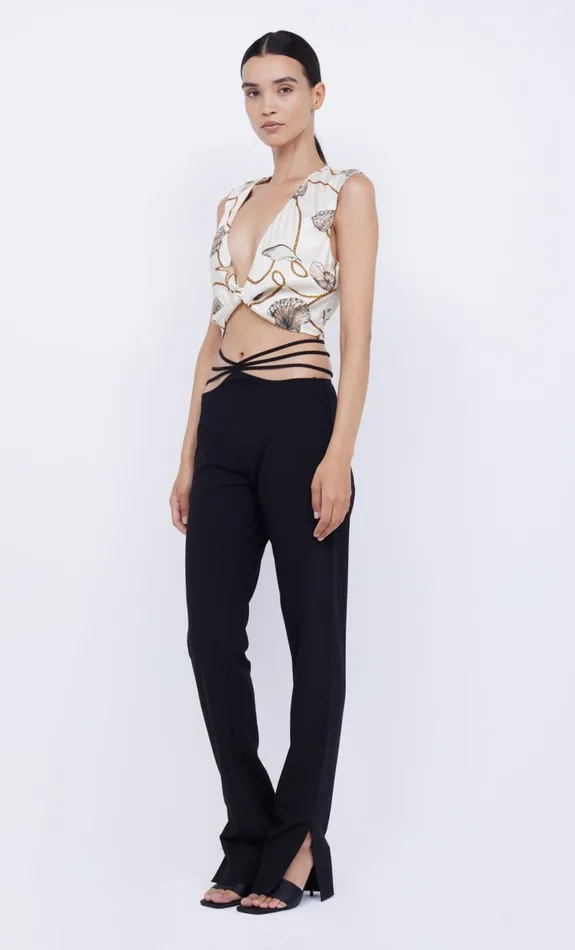 Bec Bridge BAYSIDE TWIST CROP TOP 8211 PARISIAN SHELL Women Sleeveless