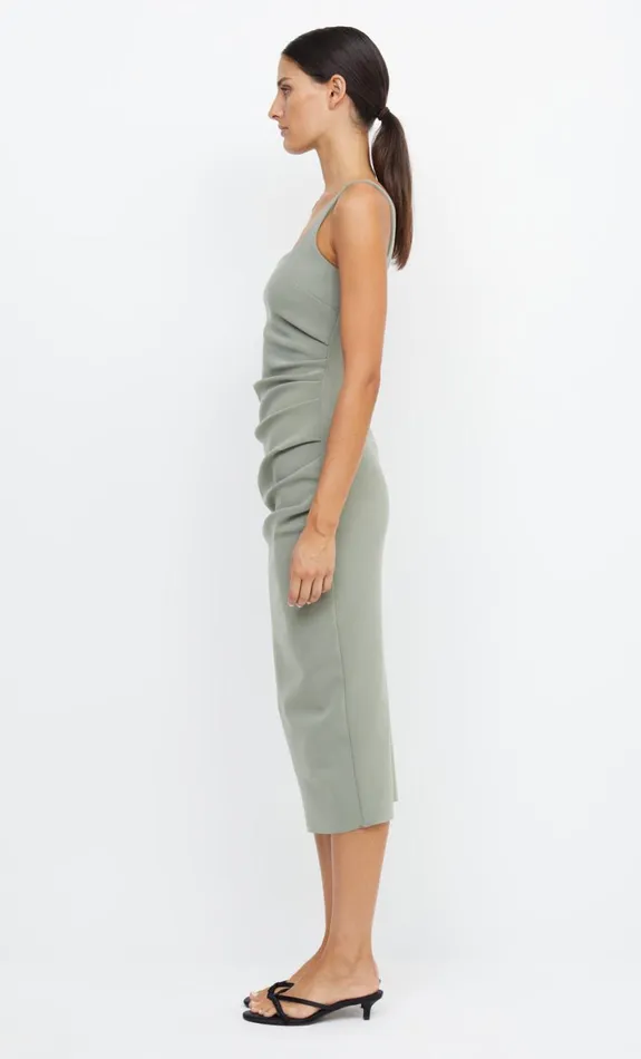 Bec Bridge BE MINE SQUARE NECK DRESS 8211 SAGE Women Bridesmaid Dresses