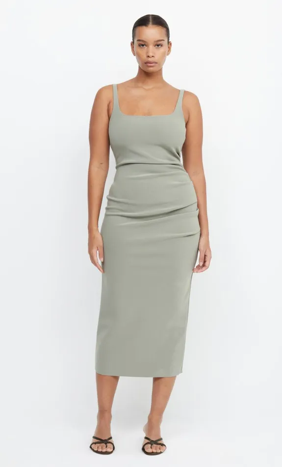 Bec Bridge BE MINE SQUARE NECK DRESS 8211 SAGE Women Bridesmaid Dresses