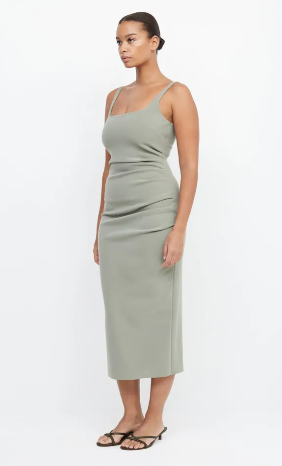 Bec Bridge BE MINE SQUARE NECK DRESS 8211 SAGE Women Bridesmaid Dresses