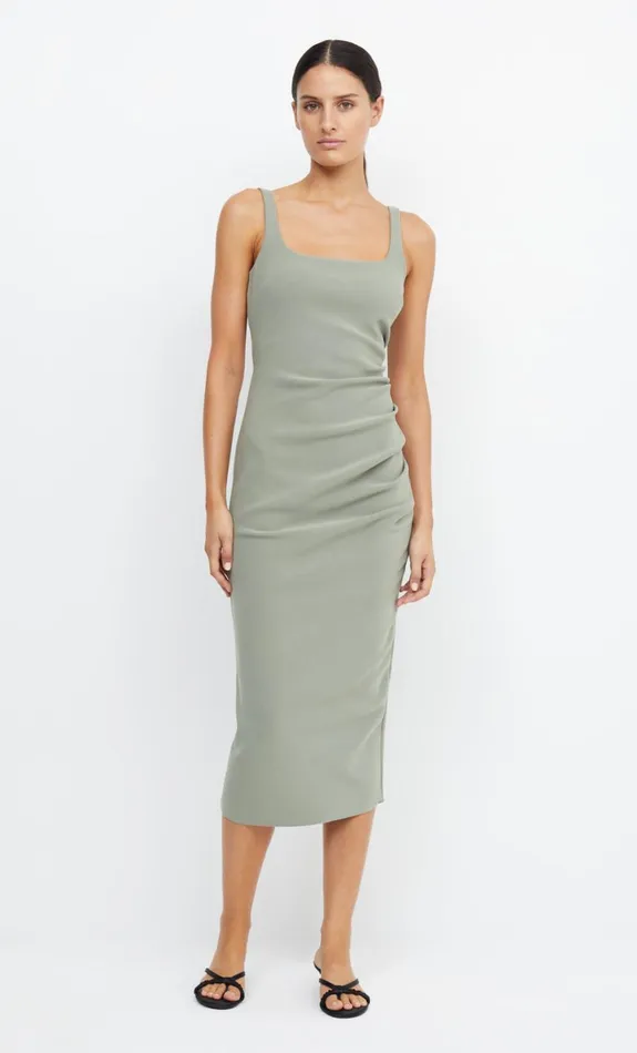 Bec Bridge BE MINE SQUARE NECK DRESS 8211 SAGE Women Bridesmaid Dresses