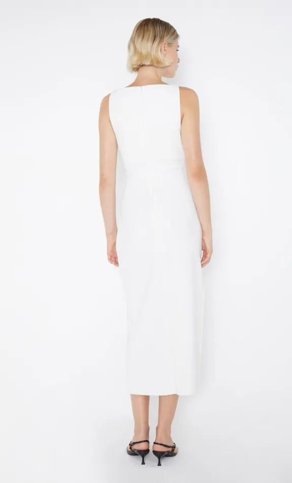 Bec Bridge BE MINE TUCK DRESS 8211 IVORY Women Midi Dresses