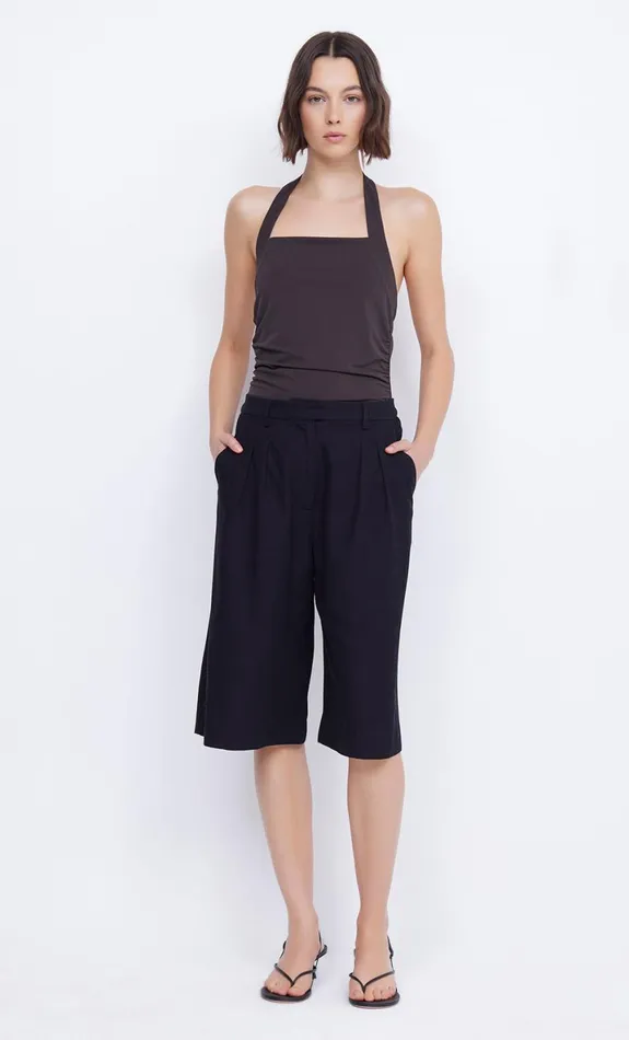 Bec Bridge BLANCHE HALTER TOP 8211 ESPRESSO Women Sleeveless