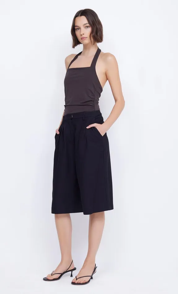Bec Bridge BLANCHE HALTER TOP 8211 ESPRESSO Women Sleeveless