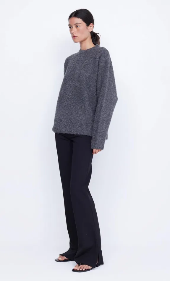 Bec Bridge BRICE KNIT JUMPER 8211 CHARCOAL Women Long Sleeve