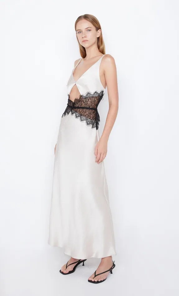 Bec Bridge CAMILLE MAXI DRESS 8211 SANDBLACK Women Maxi Dresses