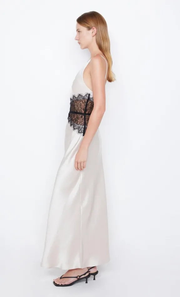Bec Bridge CAMILLE MAXI DRESS 8211 SANDBLACK Women Maxi Dresses