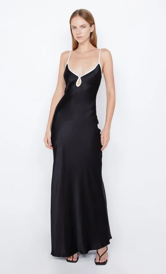 Bec Bridge CEDAR CITY MAXI DRESS 8211 BLACKIVORY Women Wedding Guest