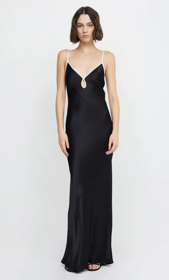 Bec Bridge CEDAR CITY MAXI DRESS 8211 BLACKIVORY Women Wedding Guest