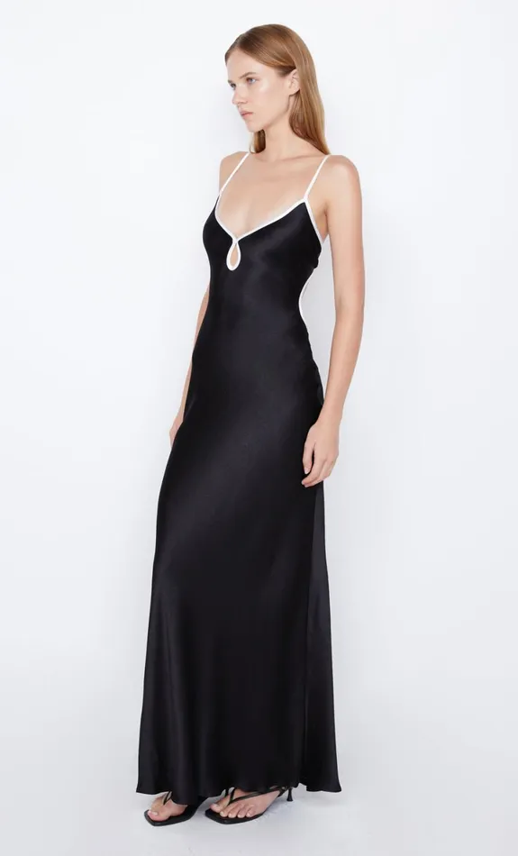 Bec Bridge CEDAR CITY MAXI DRESS 8211 BLACKIVORY Women Wedding Guest