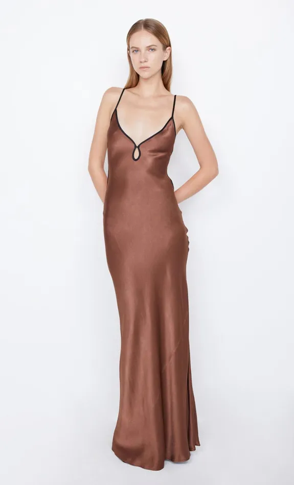 Bec Bridge CEDAR CITY MAXI DRESS 8211 CHOCBLACK Women Maxi Dresses