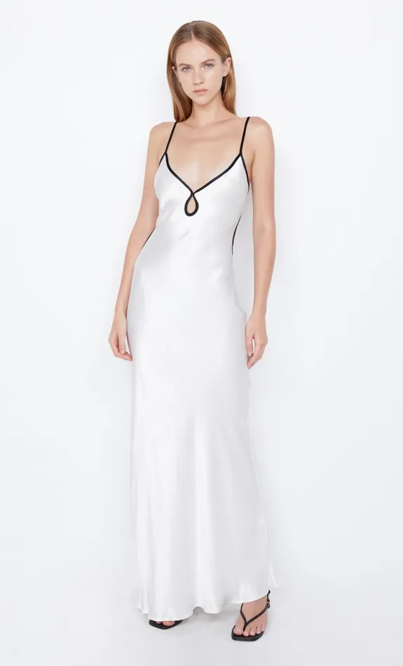 Bec Bridge CEDAR CITY MAXI DRESS 8211 IVORYBLACK Women Prom Dresses