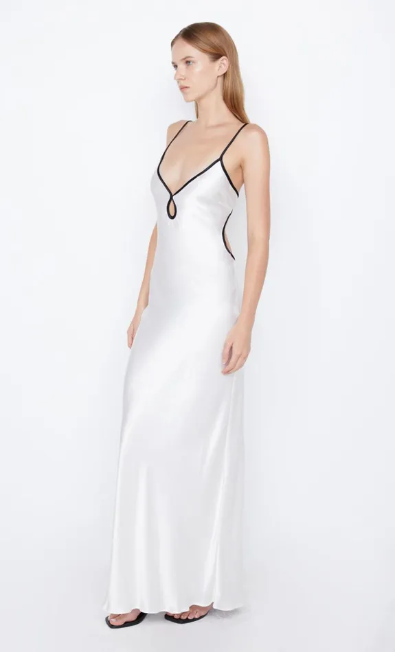 Bec Bridge CEDAR CITY MAXI DRESS 8211 IVORYBLACK Women Prom Dresses