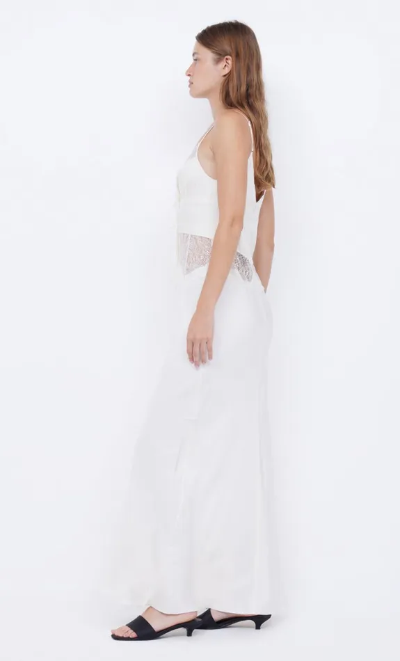 Bec Bridge CELINE TIE MAXI DRESS 8211 CREAMCREAM Women Maxi Dresses