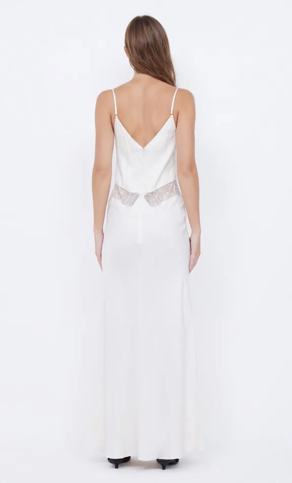 Bec Bridge CELINE TIE MAXI DRESS 8211 CREAMCREAM Women Maxi Dresses