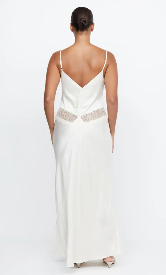Bec Bridge CELINE TIE MAXI DRESS 8211 CREAMCREAM Women Maxi Dresses