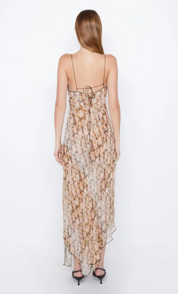 Bec Bridge CIEL ASYM DRESS 8211 GEO SHIBORI Women Wedding Guest