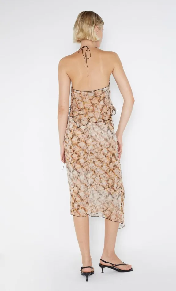 Bec Bridge CIEL HALTER TOP 8211 GEO SHIBORI Women Sleeveless