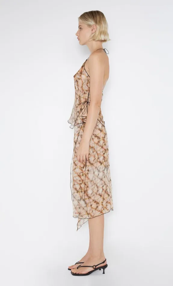 Bec Bridge CIEL HALTER TOP 8211 GEO SHIBORI Women Sleeveless