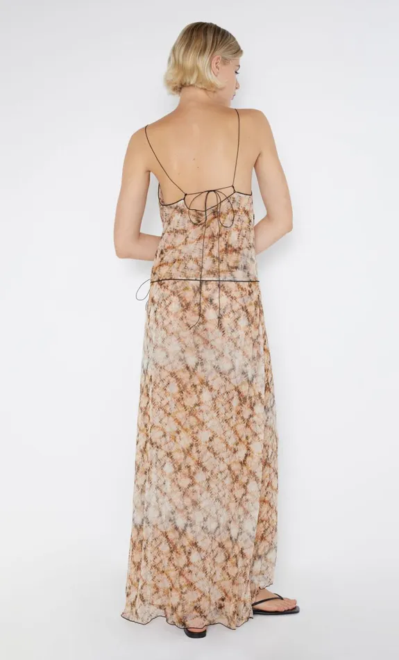 Bec Bridge CIEL WRAP MAXI DRESS 8211 GEO SHIBORI Women Prom Dresses