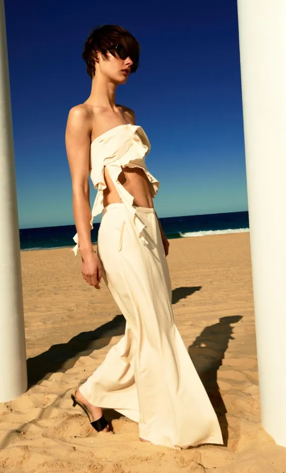 Bec Bridge COASTLINER STRAPLESS TOP 8211 CREAM Women Sleeveless